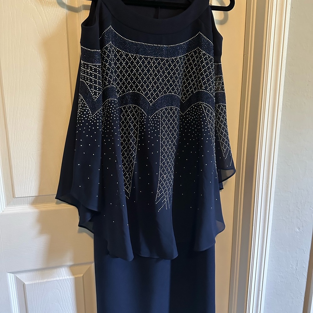 Dark blue women dress